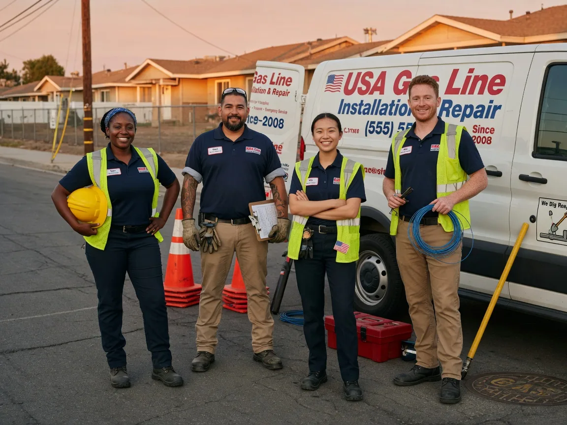 Gas Line Installation company in Melville, LA